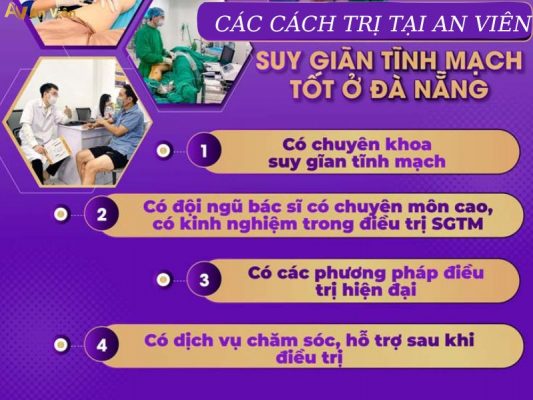 cách điều trị suy giãn tĩnh mạch An Viên