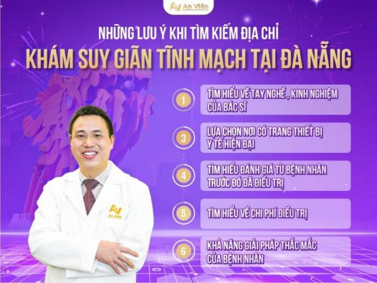 Khám giãn tĩnh mạch ở đâu Đà Nẵng