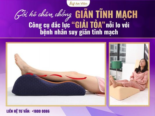gối kê chống giãn tĩnh mạch
