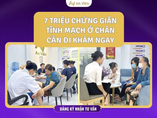 triệu chứng giãn tĩnh mạch ở chân