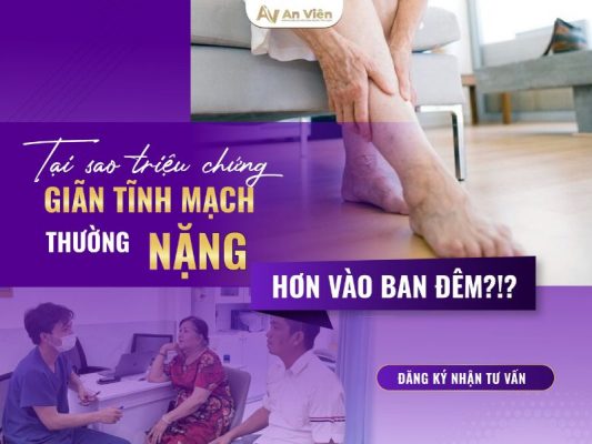 giãn tĩnh mạch triệu chứng