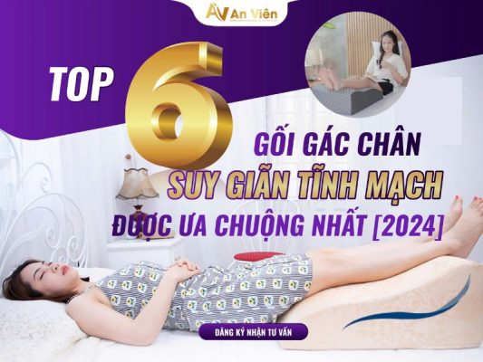 gối gác chân suy giãn tĩnh mạch