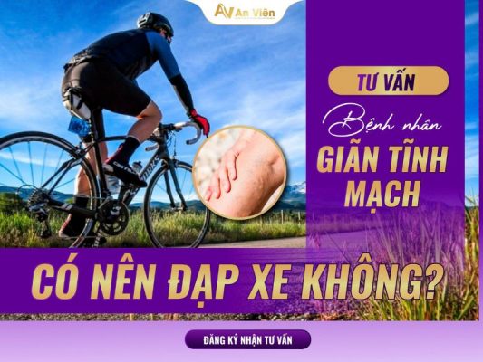 suy giãn tĩnh mạch có nên đạp xe